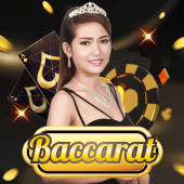 Baccarat table game art