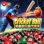 Cricket Ball Roulette live wheel art