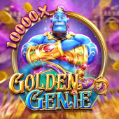 Golden Genie lamp themed game art