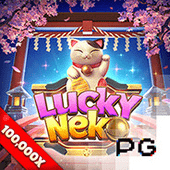 Lucky Neko cat fortune game art